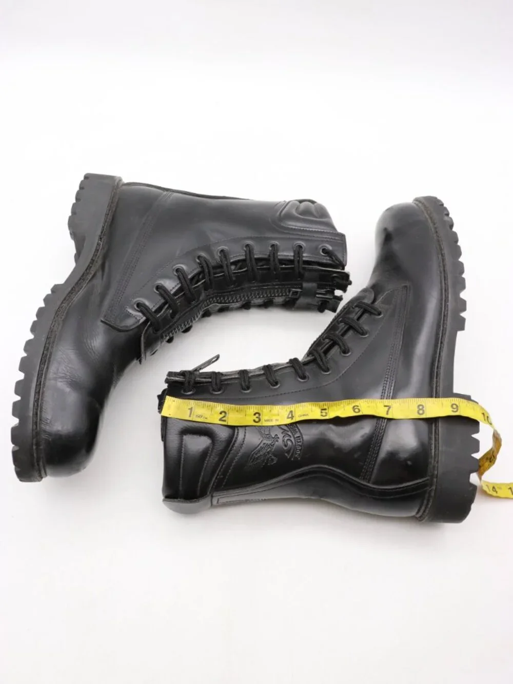 Southwest Boot Co Firefighting Steel Toe Boots Men’s 9.5 E Black Leather Vibram